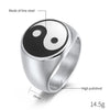 Tai Chi Yin Yang Symbol Ring Chinese Style Stainless Steel Signet Finger Ring for Men Punk Rock Jewerly Wedding Gift - Image 6