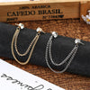 Pearl Rhinestone Men Women Jewelry Pins Brooches Shirt Blouse Tassel Lapel Pins Collar Needle Metal Chain Brooches Accessories - Image 3