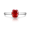 Oval Cut Colorful Zircon Adjustable Ring Silver Multicolor Birthstone Stackable Rings for Women Daily Jewelry - Image 10