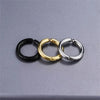 2pcs 316L Stainless Steel Fake Huggie Hoop Earrings,Clip On Ear Faux Cartilage Earrings Non Piercing Jewelry Earrings - Image 4