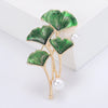 Berry Women's Rhinestone Leaf Brooches Unisex Plant Pins Office Party Casual Accessories Gifts - Image 9