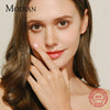 Silver Simple Square Clear CZ Charm Gold Color Finger Rings For Women Wedding Engagement Jewelry - Image 4