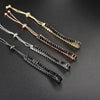 Black Crystal Tennis Bracelets for Women Men Iced Out Cubic Zirconia Adjustable Bracelet On Hand Hippie Jewelry - Image 4