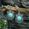39 Styles Bohemian Vintage Tibetan Silver Geometric Drop Earrings For Women Ethnic Blue Stone Tassel Dangle Earrings Jewelry - Image 16