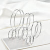 Stainless Steel Big Circle Hoop Earrings for Women,Gold Plated 25mm-70mm Loop Jewelry - Image 2