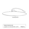 Silver Color Anklet Bracelets for Women Stainless Steel Layered Cuban Chain Herringbone Anklets Summer Beach Gift - Image 11