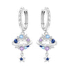 Silver Colorful Love Satellite Drop Earrings Women Earrings Charm Versatile Party Jewelry Gifts - Image 20