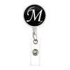26 English Letters Brooch A-Z Initial Round Glass Ball Pendant Retractable Badge Reel For Women Gifts Jewelry - Image 10