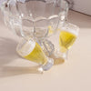 Summer Sweet Resin Drink Cup Dangle Earrings for Women Girl Kids Popsicle Beer Milk Tea Ice Cream Drop Earrings - Image 5