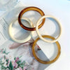 Acrylic Resin Geometric Bracelets for Women Minimalist Chic Irregular Marbling Round Cuff Bangle Party Jewelry Gift - Image 5