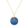 1pc natrual crystal stone gemstone agate Stainless steel adjustable circular pendant necklace for women and men - Image 11