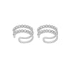 Gold Silver Filled CZ Ear Cuffs Earrings For Women Zircon Fake Piercing Women's Clip Earrings Jewelry - Image 6