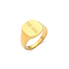 Engrave Jewelry Gift Minimalist Letter Word Suqare Stainless Steel Ring Gold Ring Plated For Women - Image 13
