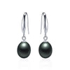 Natural Freshwater Cultured Pearl Drop Earrings for Women Silver Earrings Wedding Jewelry - Image 9