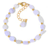 Multicolor Bead Bracelet with Square Spacer Details and Stone-Look Options - Image 13