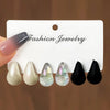 3 Pairs Resin Drop Earrings Summer Pink Laser Beanie Earrings Set for Women Jewelry Gift - Image 2