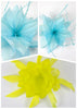 1Pcs Feathers Corsage Handmade Fabric Flower Brooch Pin for Women's Clothing Decorative Corsage - Image 2