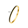 G&D Colorful Orange Enamel Bangles Bracelets for Women Party Gift Bangles Stainless Steel Jewelry - Image 15