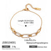 Star-Detail Chain Bracelet with Gold-Tone Finish - Image 7
