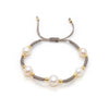 Handmade Braided Rope Bracelet for Women and Men Vintage Jewelry Freshwater Pearl Gift - Image 5
