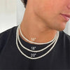 Pearl Necklace Men Simple Handmade Strand Bead Necklace Men Jewelry for Women Girls Wedding Banquet Necklaces - Image 2