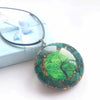 Orgonite Pendant Green Malachite Tree of Life Orgone Chakra Necklace Gift Package - Image 2
