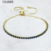 10 pieces Slim Colors zircon tennis bracelets zirconia crystal women bracelet Summer jewelry accessories 40083 - Image 19