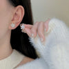 Dainty Flower Stud Earrings for Women Piercing Cartilage Ear Ring Cute Zircon Gold Color Women's Aesthetic Jewelry Gift - Image 7