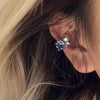 1Pcs Shiny Imitation Pearl Zircon Ear Clip For Women Punk Metal C-shaped Geometric No Piercing Ear Cuff Y2K Jewelry Gift - Image 7