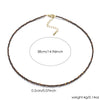 Bohemian Simple Design 2mm Stone Black Spinel Tiger Eye Lapis Faceted Beads Necklace for Men Women Wear Daily Jewelry - Image 6