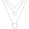MinaMaMa Stainless Steel Chain Pentacle Star Round Coin Moon Bar Pendants Necklaces For Women Multi Layered Necklaces - Image 8