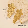 Shell Water Drop Golden Imitaiton Pearl Women Stud Earrings Stainless Steel Heart Female Earring Elegant Jewelry Gifts - Image 12