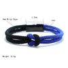 Bicolor Blue Yellow Ukraine Bracelet Men Women Stainless Steel Magnet Buckle Rope Braclet Boyfriend Gift Ukrainian Symbols - Image 4