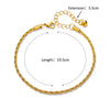 Stainless Steel Chain Anklets for Women Accessories Gold Color Ankle Bracelet Anklet Summer Beach Boho Jewelry Gift - Image 7