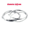 Big Hoop Earrings For Women Minimalist Circle Classic Cartilage Earring Rose Gold Color Hoops Jewelry - Image 19