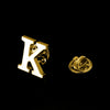 Quality Brass Initial A to Z 26 Letters Pin Golden Color English Symbol Design Men's Suit Collar Lapel Brooch Pin - Image 16