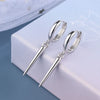 Silver Unisex Punk Rock Personality Spike Rivet Taper Hoop Earrings Rock Party Jewelry - Image 6