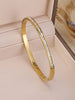 3Pcs Gold Plated Stainless Steel Clover Bracelet Set For Women, Lucky Four Leaf Charm Bangle Jewelry Gift - Image 14