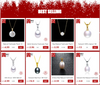 Pearl Pendant Necklace with 6 to 10 mm Pearls - Image 9