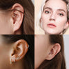 Hinged Heart Nose Hoop in 8 mm or 10 mm Sizes with Gold-Tone or Silver-Tone Choices - Image 21