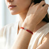 Red String Bicycle Charm Bracelet Adjustable Handmade Braided Lucky Rope Wristband for Women Men Gift For Lovers - Image 2
