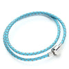 1 Strand Double layer Braided Leather Bracelet Charm Bracelets For Women Men Jewelry Festival Gift Christmas Gift - Image 4