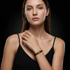 1. Women Multicolor Striped Slim Bangle Thin Cuff Bracelet With Smooth Glossy Surface Elegant Wrist Ornament For Dating Evening - Image 6