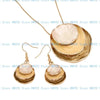 652F Women Flower Jewelry Set Comfortable Pendant Jewelry Adjustable Chain Necklace Suitable for Various Stylish Outfits - Image 13