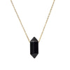 Natural Crystal Stone Rose Quartz amethyst citrine agate bullet Pendant Necklace Stainless Steel gold Chain Gemstone Jewelry - Image 6