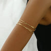 Bohemia Simple Adjustable Upper Arm Cuff Bracelet for Women Starfish Pearl Zircon Leaf Star Moon Open Bangle Party Jewelry Gifts - Image 7