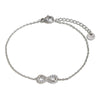 Infinity Pendant CZ Necklace Bracelet Jewelry Set Gold Plated Stainless Steel Necklace Minimalist Women's Jewelry - Image 10