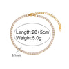 Blingbling Zircon Cubic Zirconia Tennis Chain Anklets Leg Bracelets For Woman Stainless Steel Bracelet On the Leg - Image 5