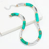 Chunky Bamboo Curved Tube Acrylic Choker Necklace Men Women Colorful Big Elbow Stack Necklace Jewelry Gift - Image 19