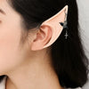 1pair Cute Latex Elf Ears with Earring Non-pierced False Ears Cross Women Earrings Ear Cuff Jewelry Role Play - Image 3